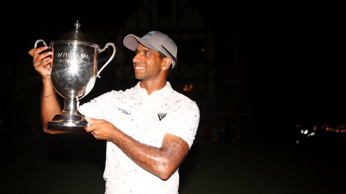 Golfer Aaron Rai